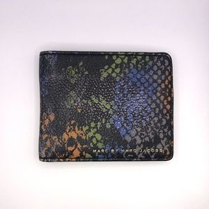 Marc by Marc Jacobs snake print leather wallet